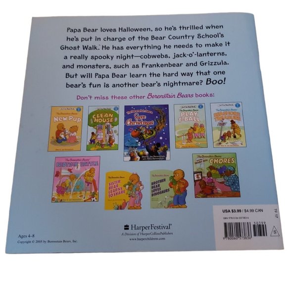 The Berenstain Bears Go on a Ghost Walk - Paperback By Stan Berenstain - GUC - Picture 2 of 2